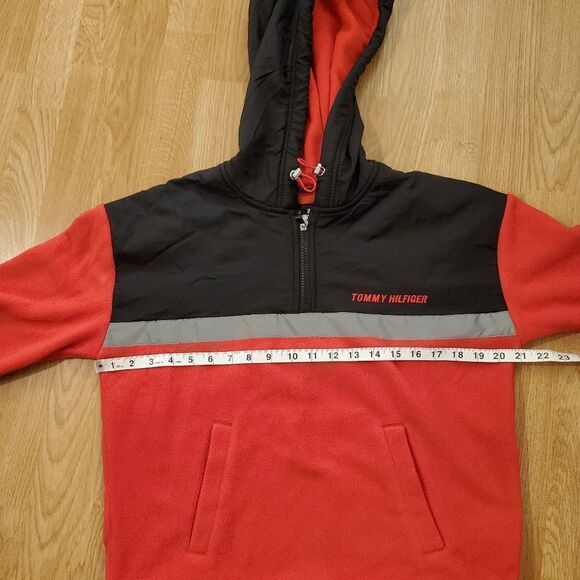 Tommy Hilfiger Sport Polar Fleece Half-Zip Hoodie size XS - NEW - Picture 8 of 10